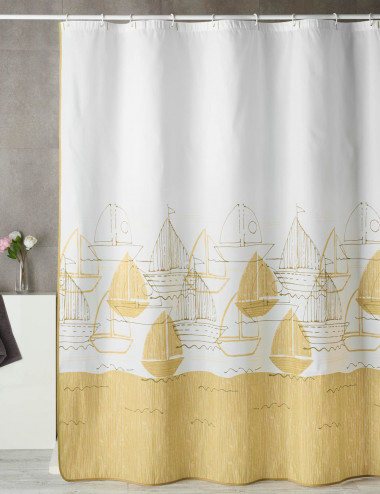 CORTINA DE BAÑO O DUCHA BARCOS
